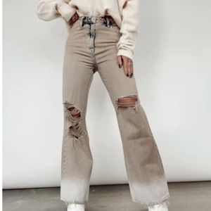 90s Vintage Flare Jeans From Lane 201
